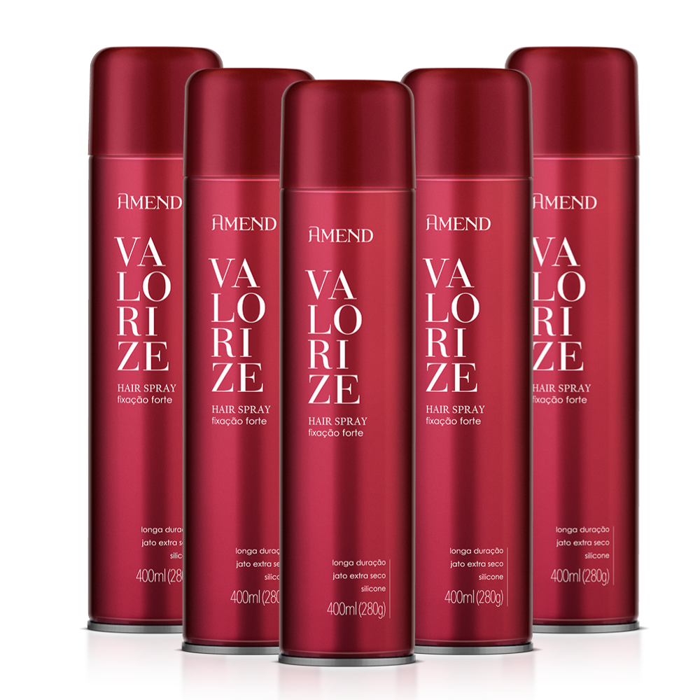 Kit Hair Spray Amend Valorize forte 400ML | 5 produtos